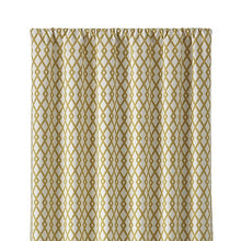 Moritz 50"x108" White and Gold Curtain Panel